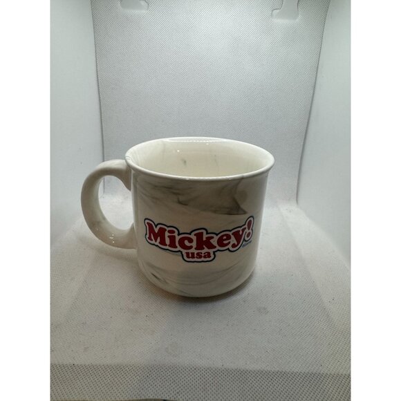 Disney Mickey USA Ceramic Mug With Marble Design Stars & Stripes Theme - Picture 1 of 8